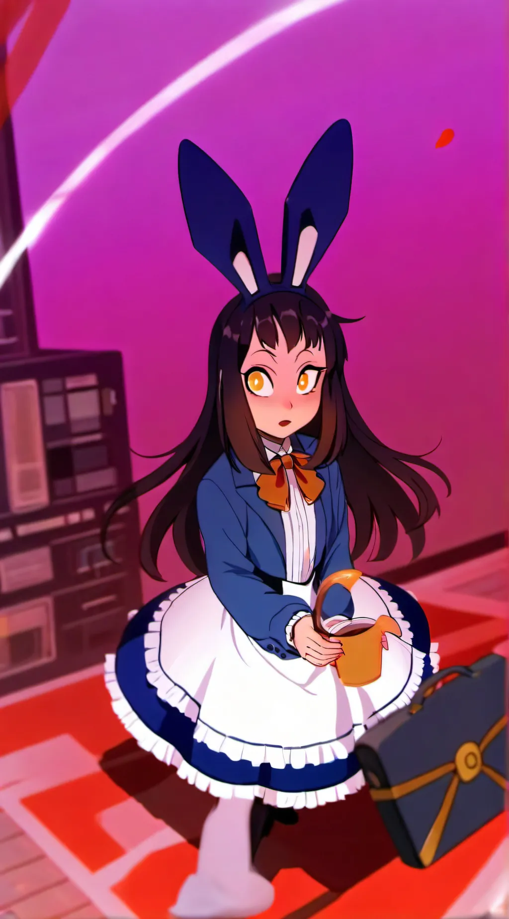 ai character: HH 🌒👄🌘 background