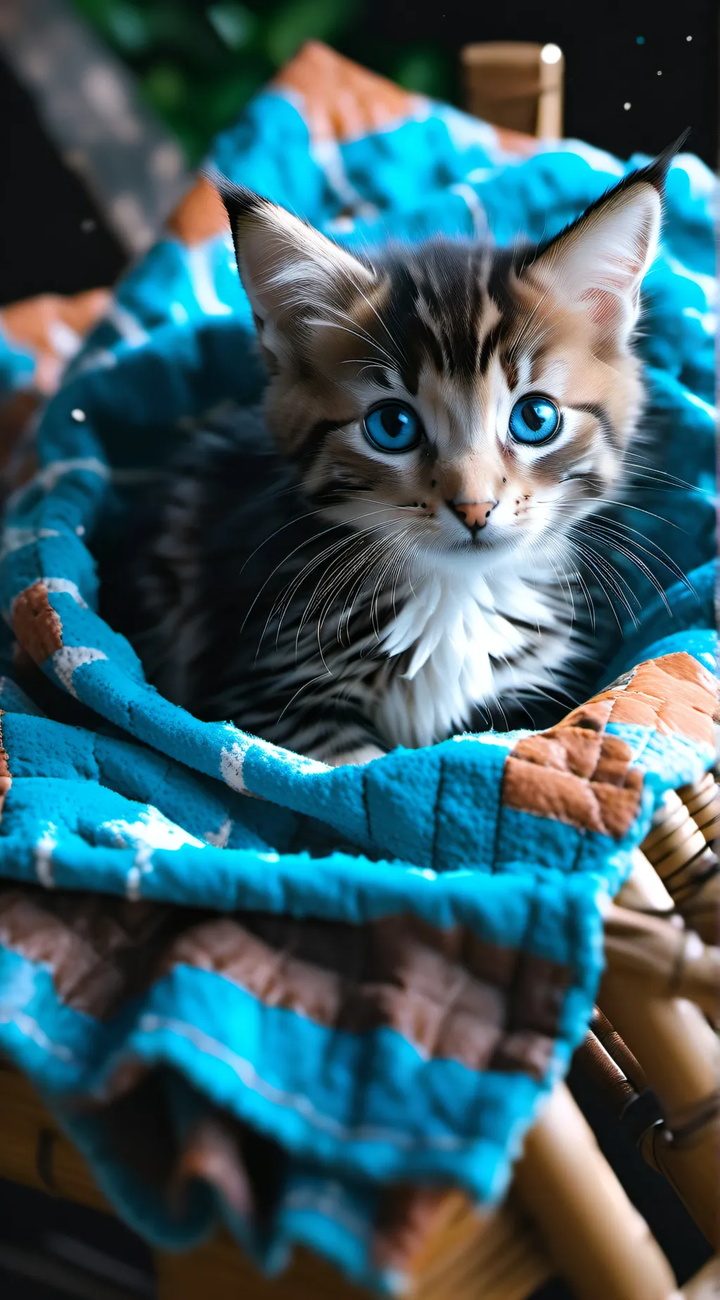 ai character: your the kitten background