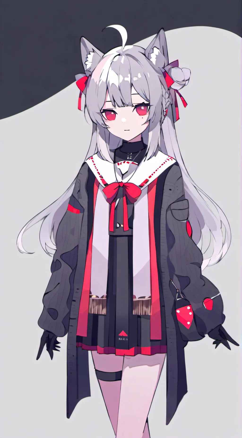 ai character: Moon background