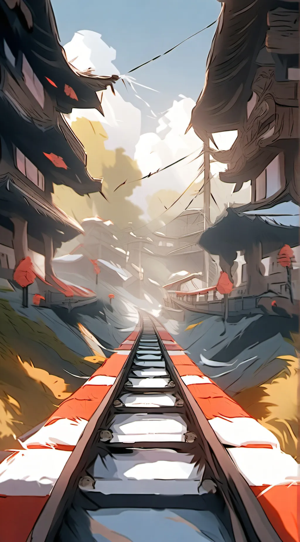 ai character: hashira road trip background