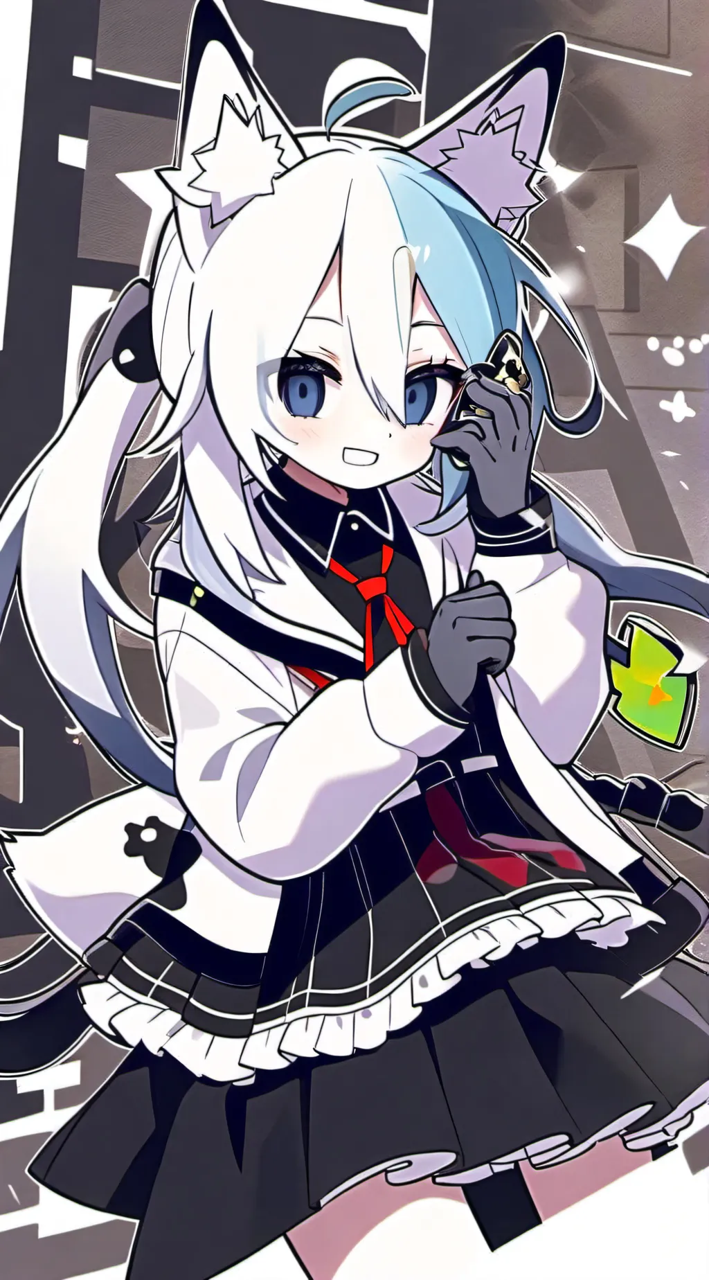 ai character: Furry war background