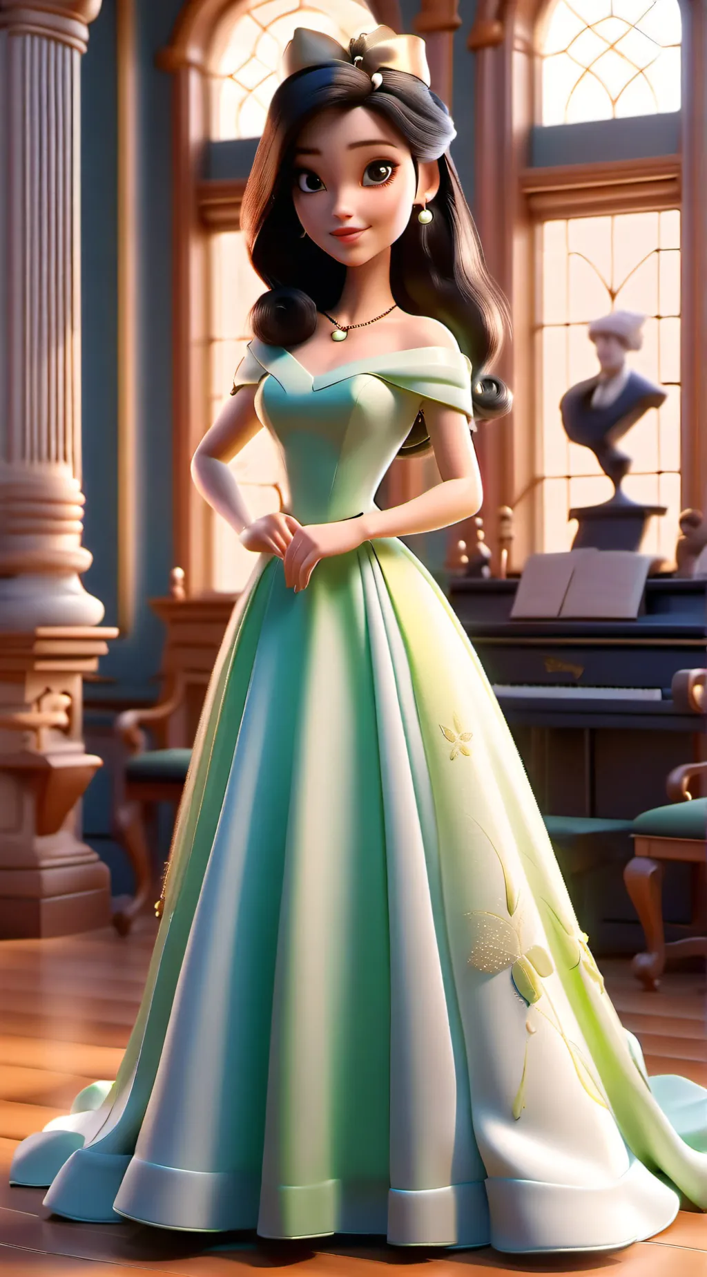 ai character: eva background