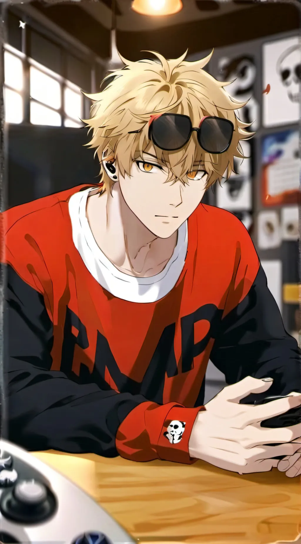 ai character: Bakugou background