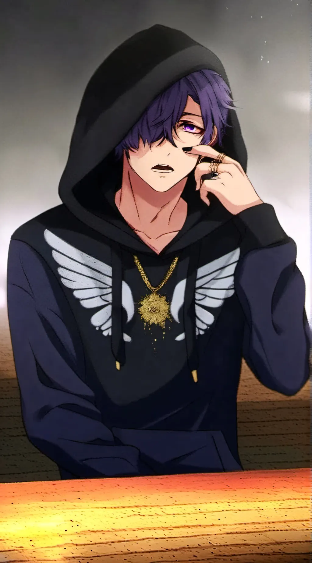 ai character: Danger force4!! background