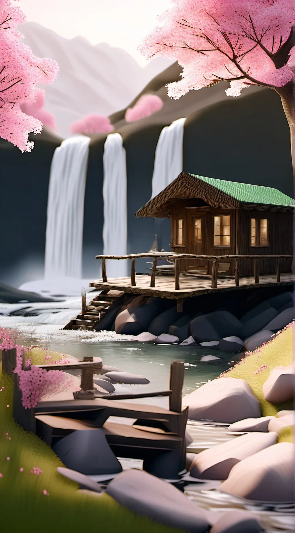 ai character: Your secret place background