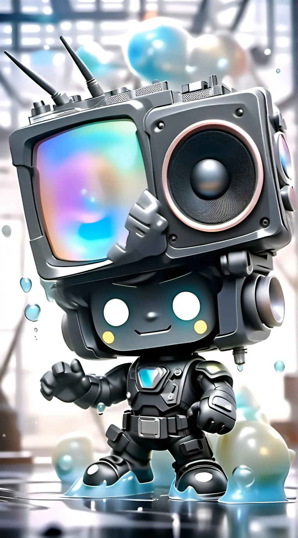 ai character: Titan trio 2  background