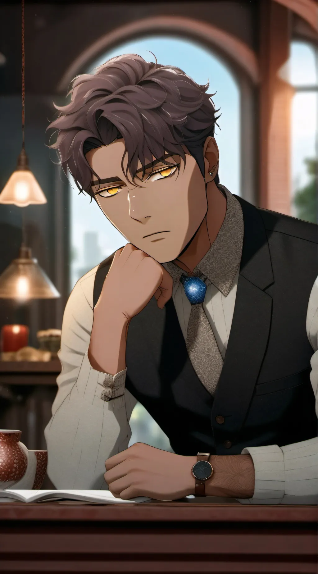 ai character: David background