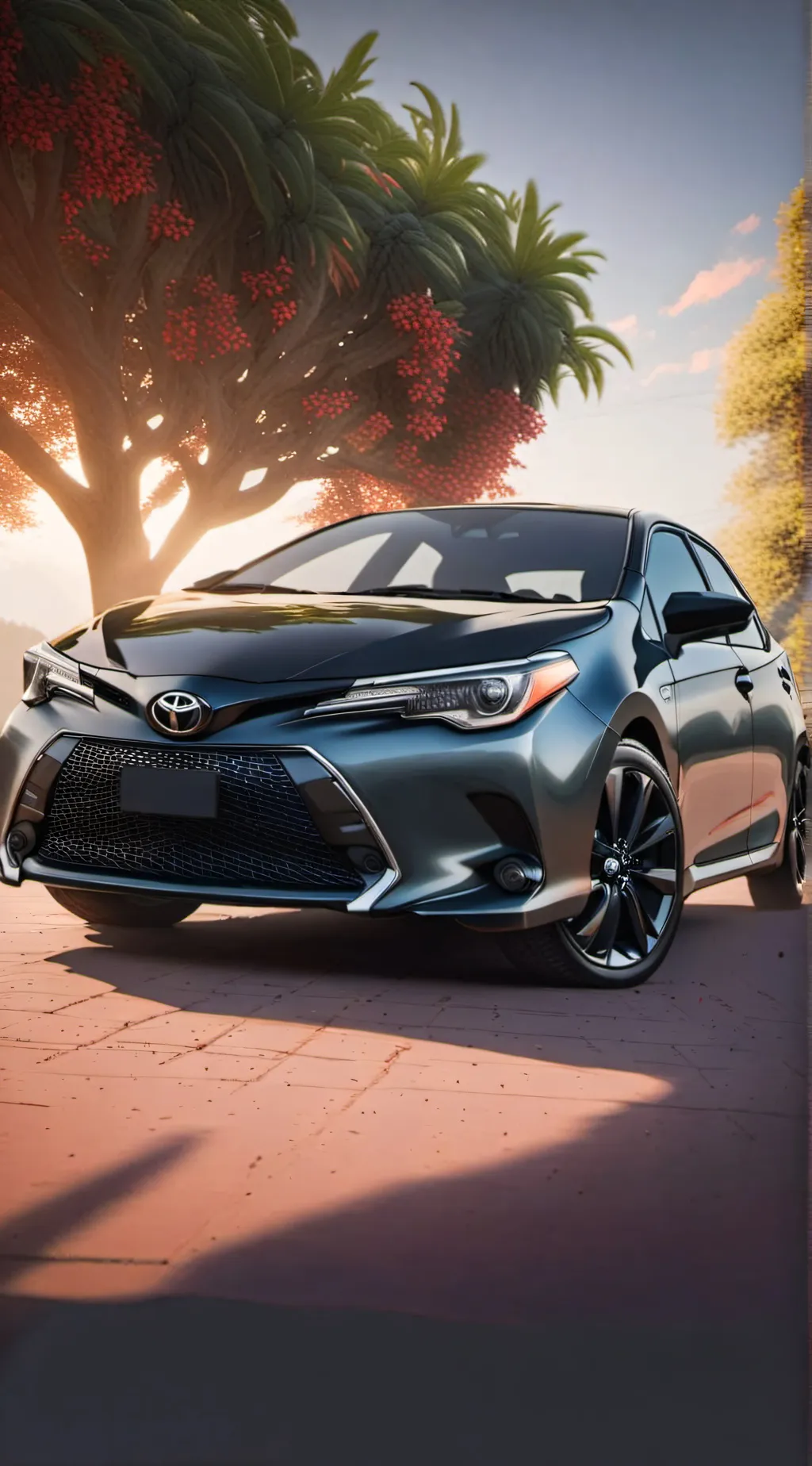 ai character: Toyota Corolla background