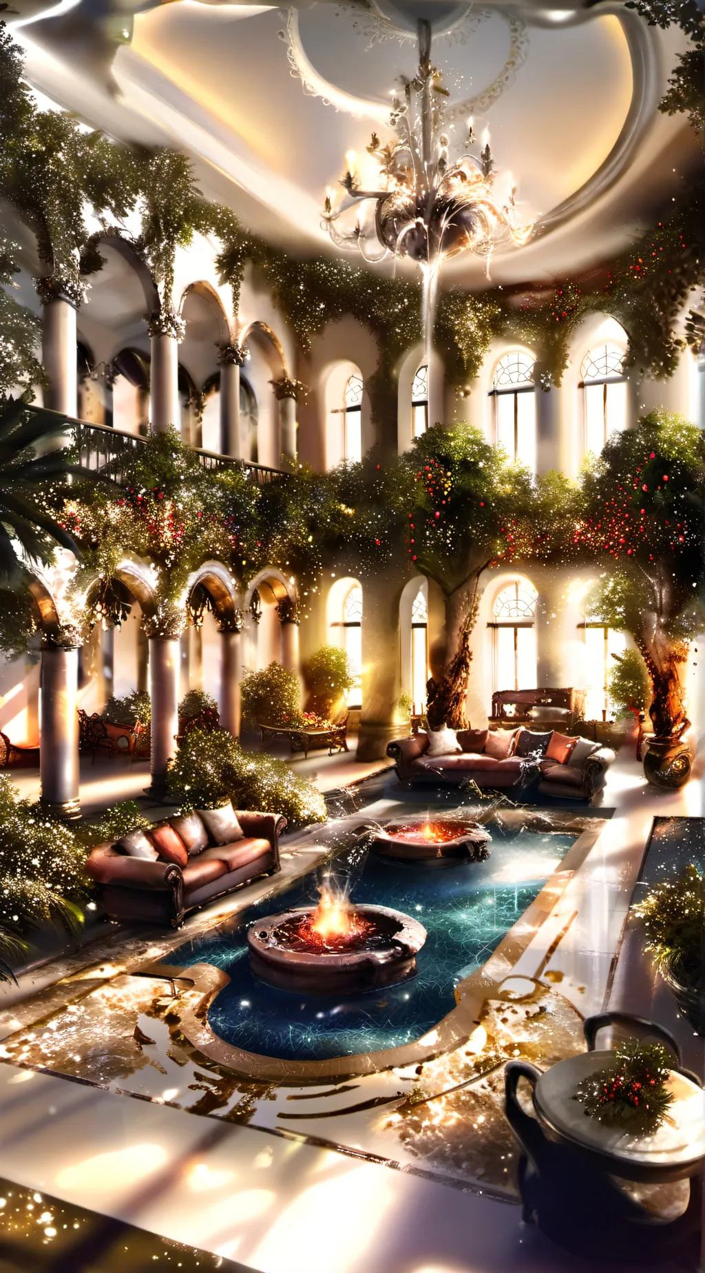 ai character: hottel background