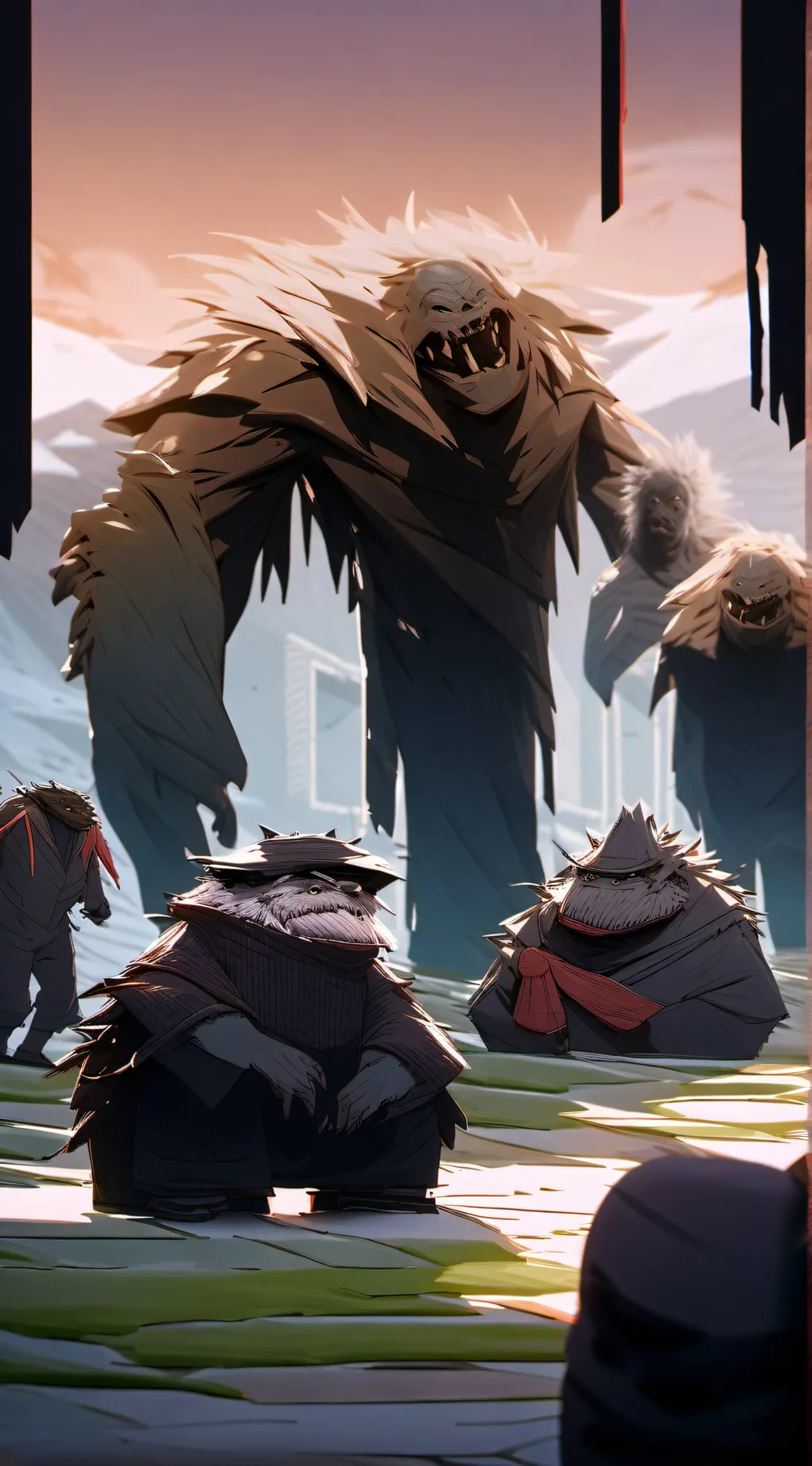 ai character: hunt monsters background