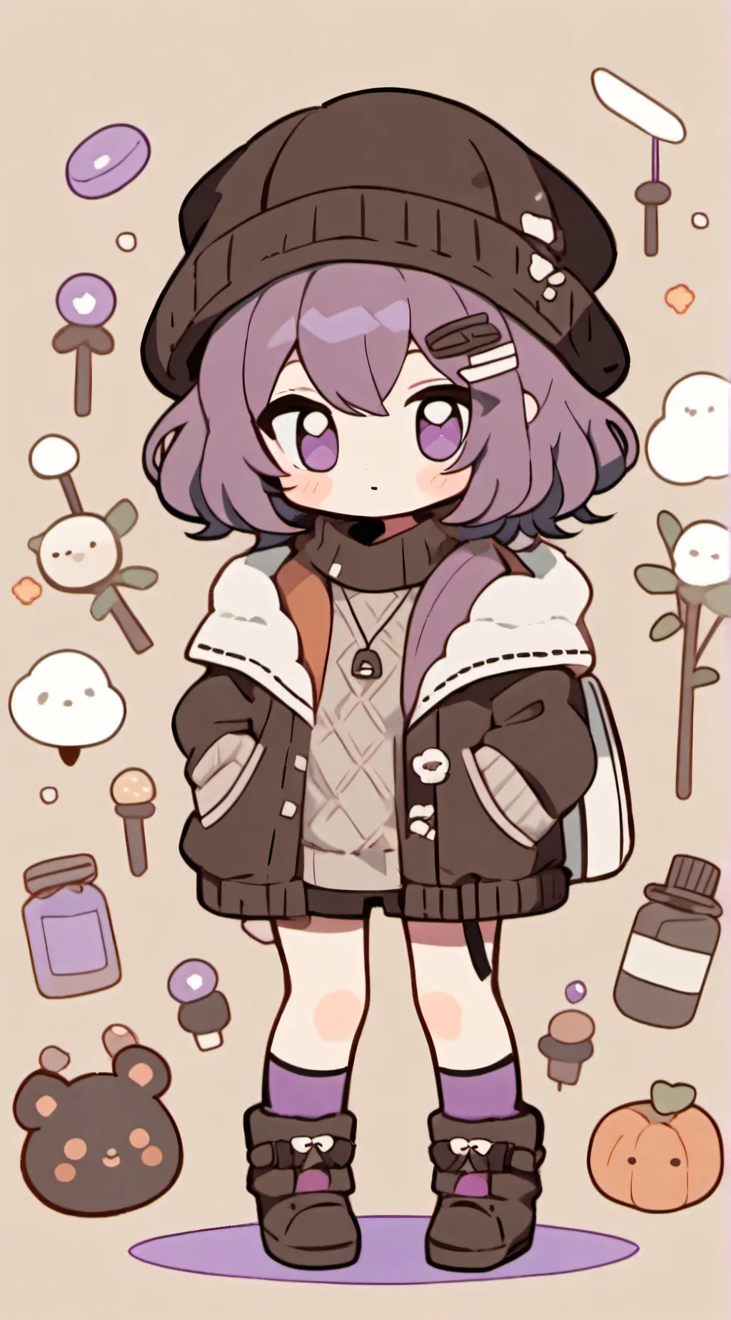 ai character: Keiko background