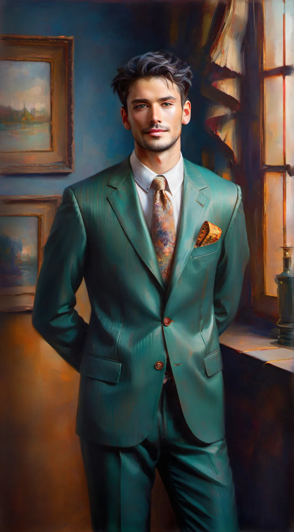 ai character: finish the lyrics background