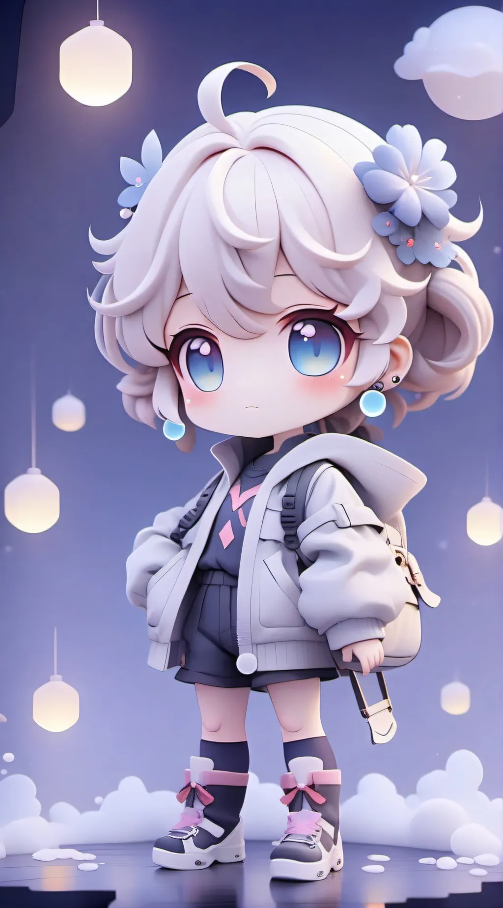 ai character: Mha ( no sleep :() background