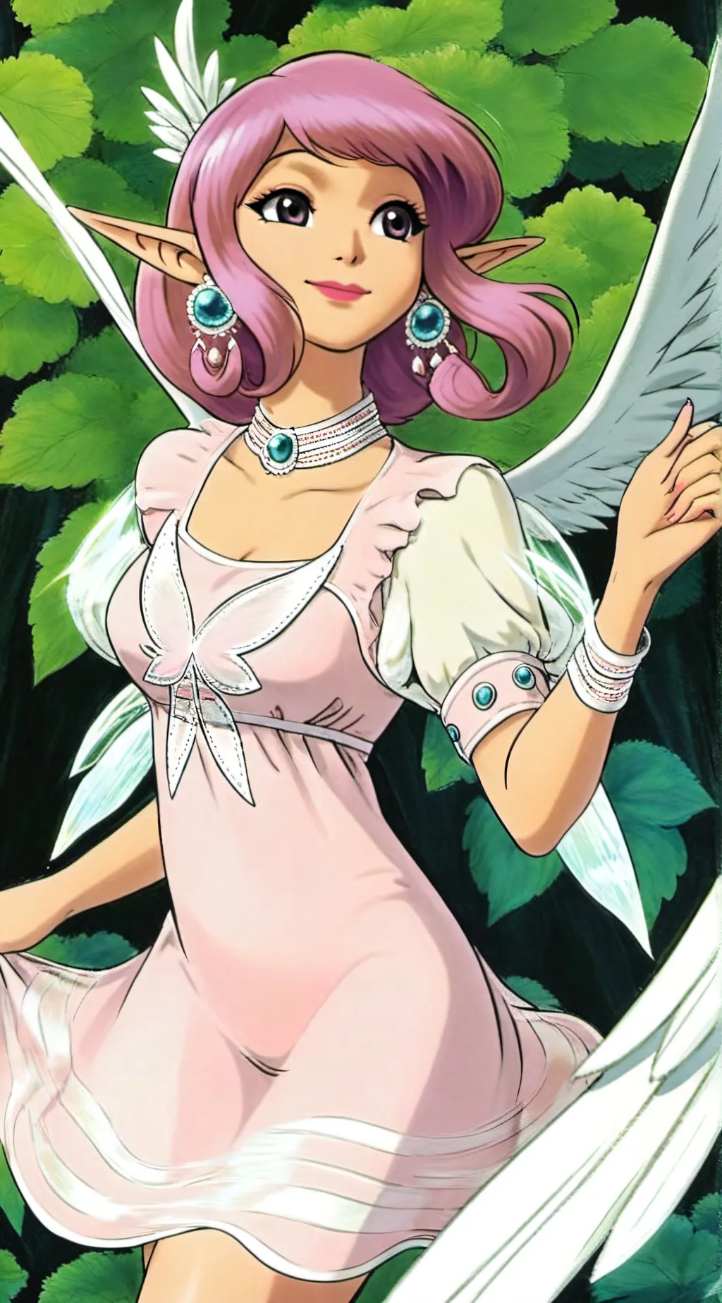 ai character: Mia and me  background