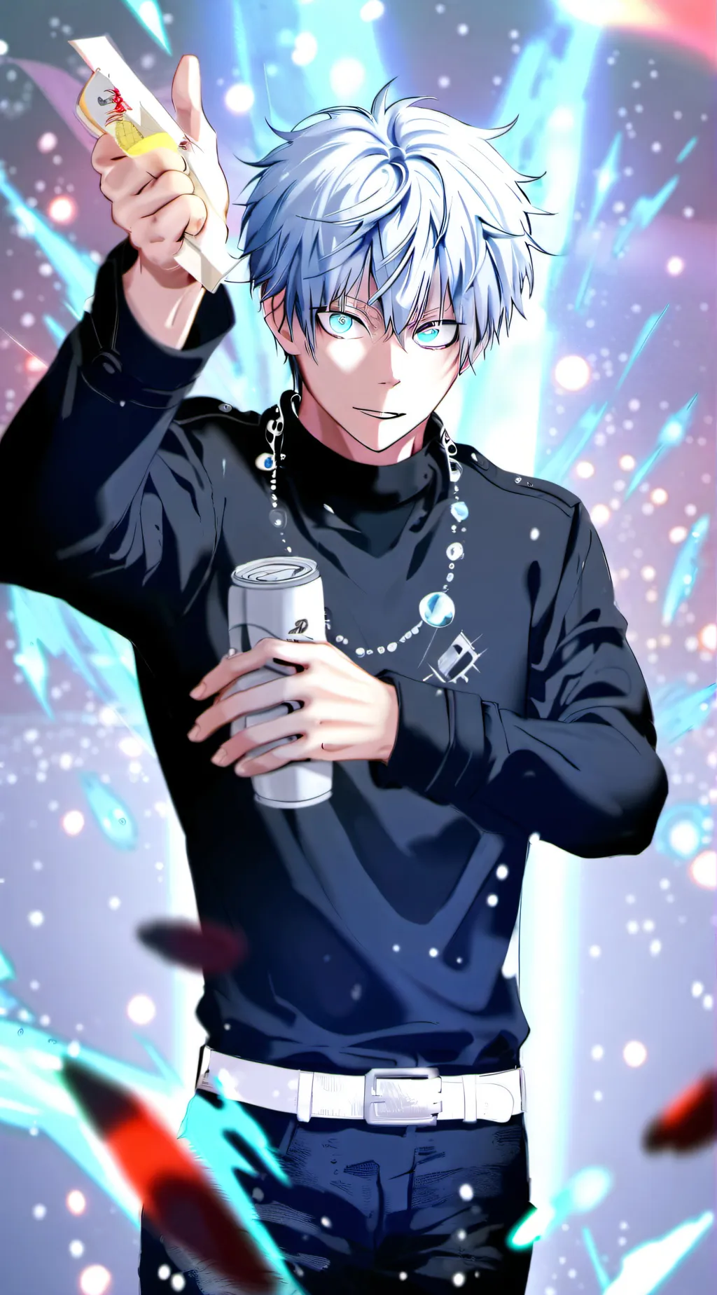 ai character: Jjk party background