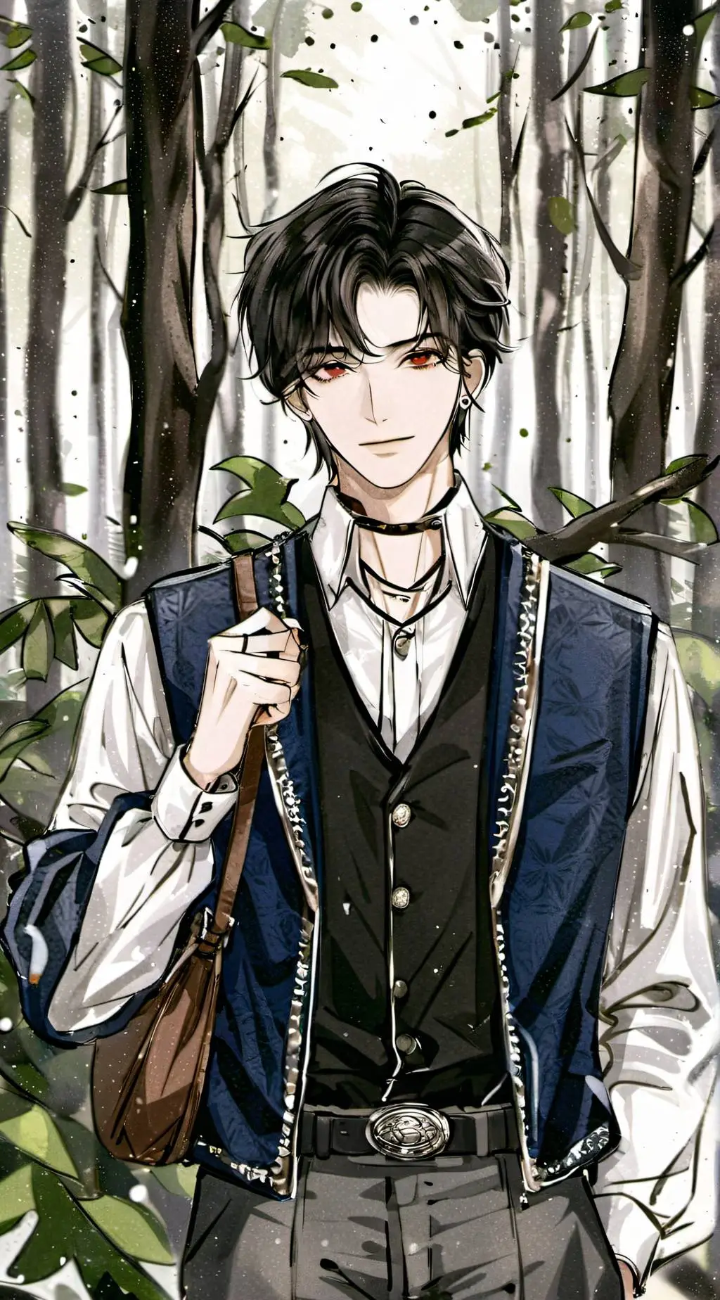 ai character: Eljiah🍃 background