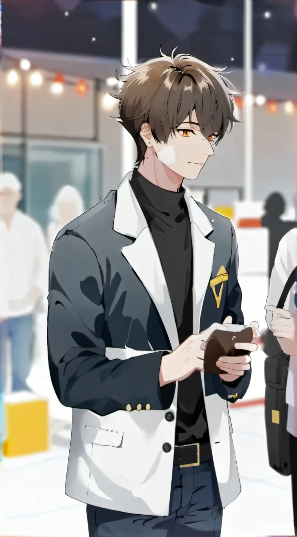 ai character: tanjiro  background