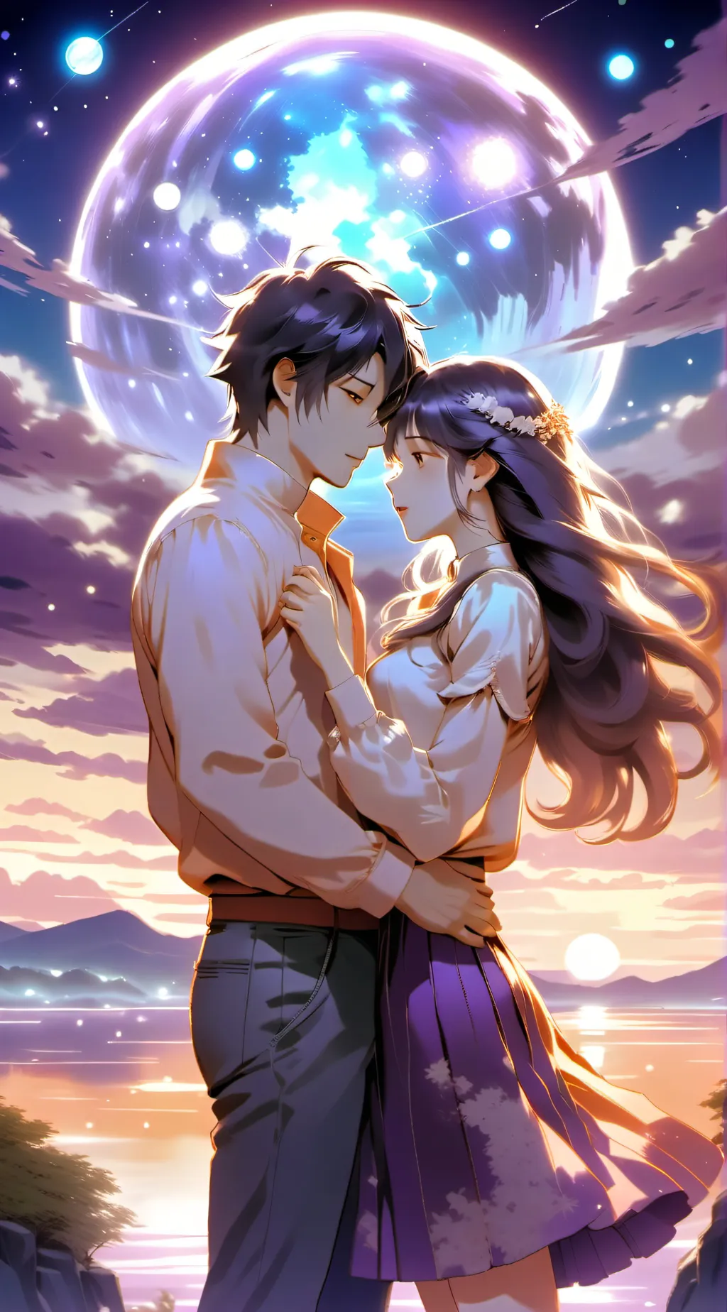 ai character: Elia and Dimitri  background