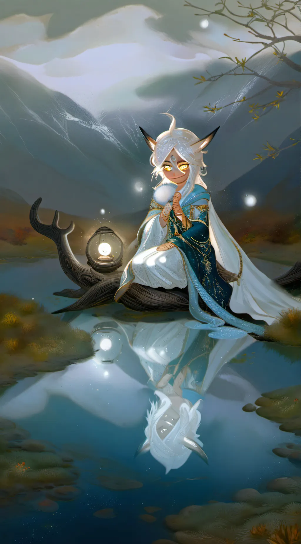 ai character: TEST background