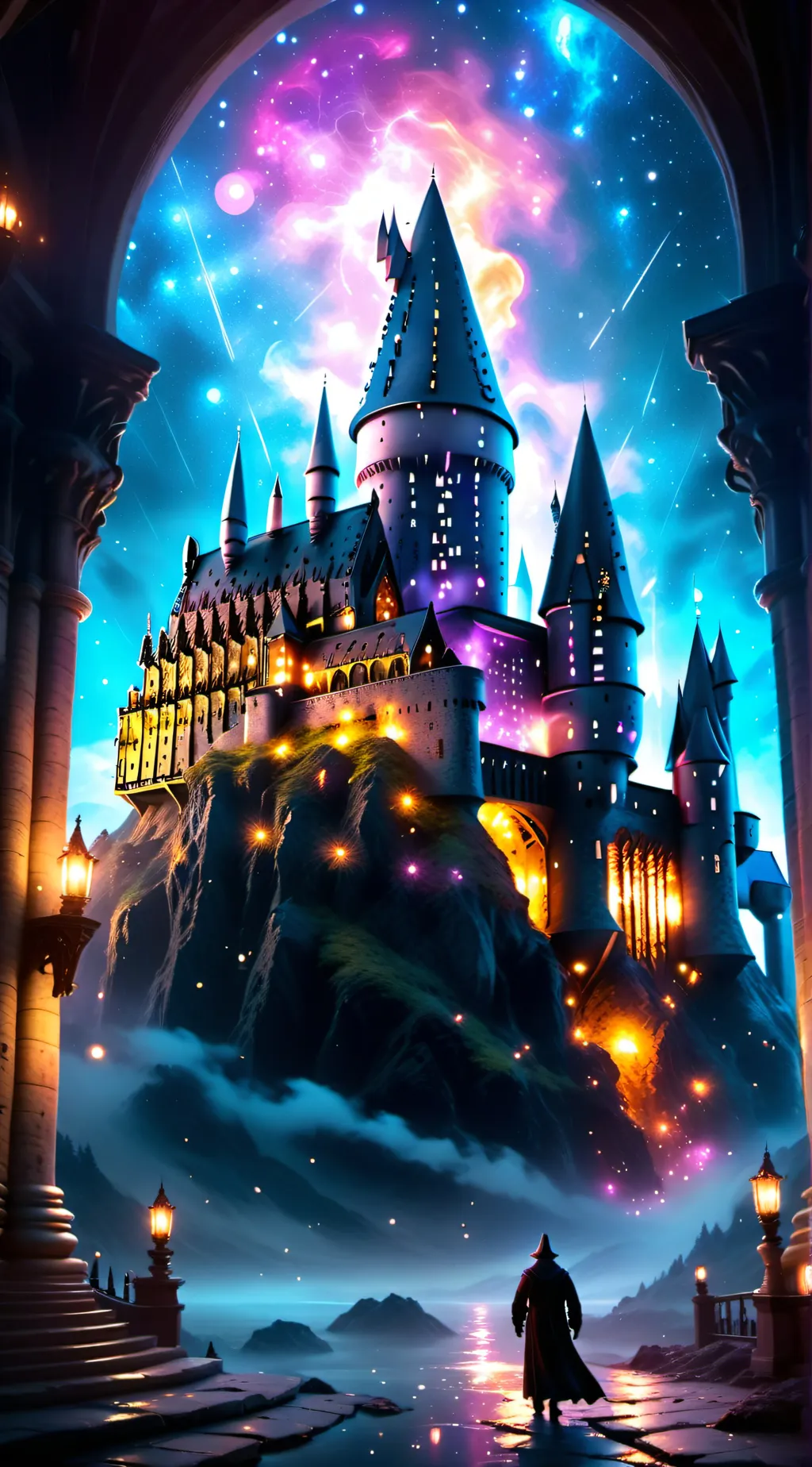 ai character: HOGWARTS PARTY background