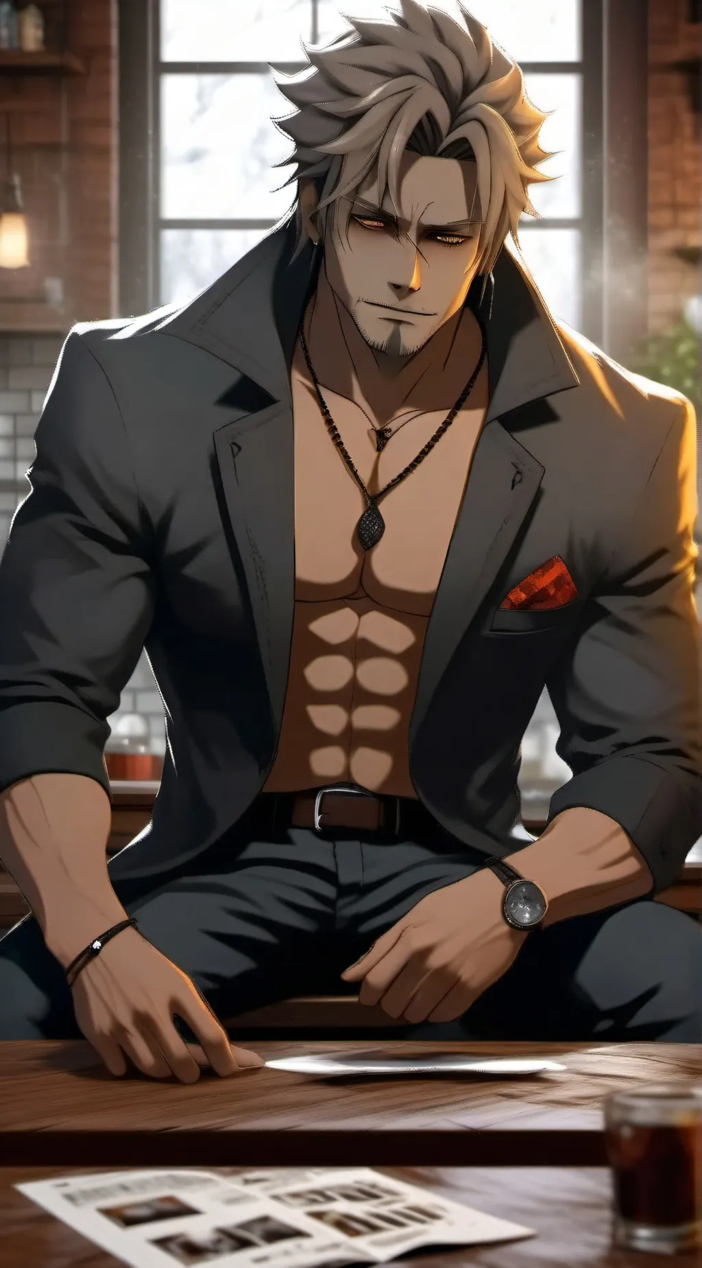 ai character: Enzo background