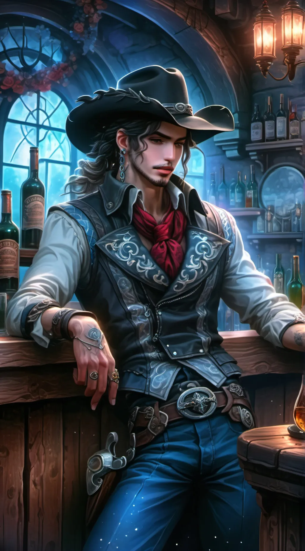 ai character: Blake background