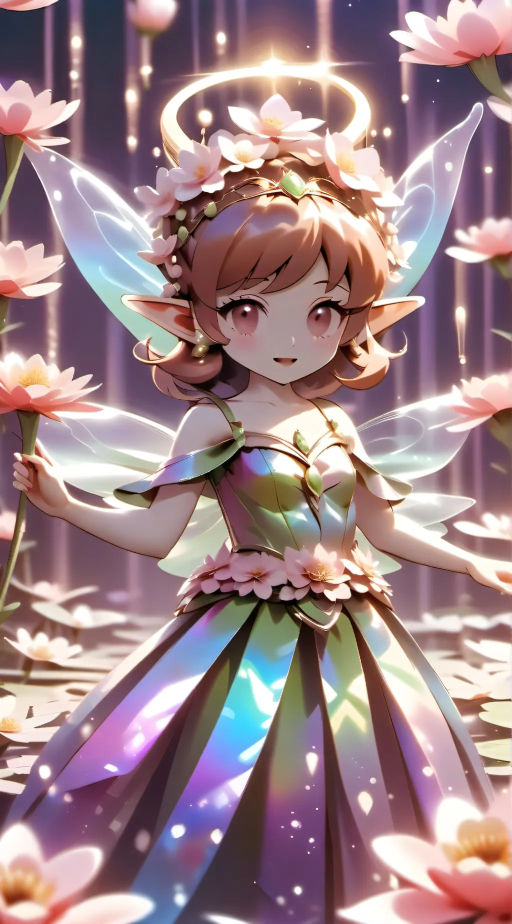 ai character: Fairy gf background