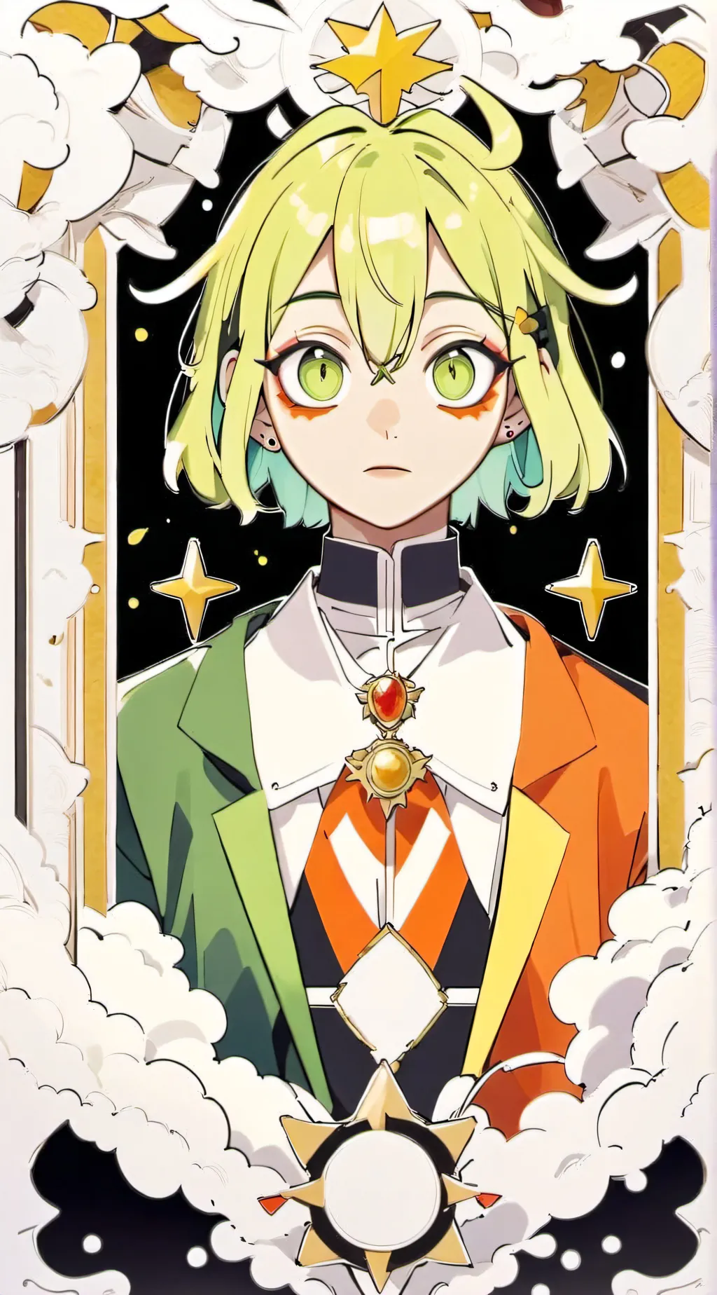 ai character: kny road trip background