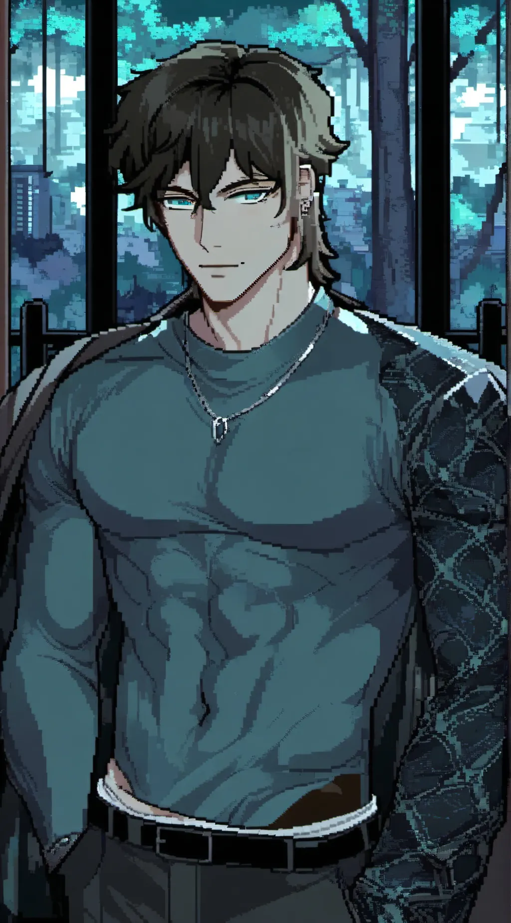 ai character: levi  background