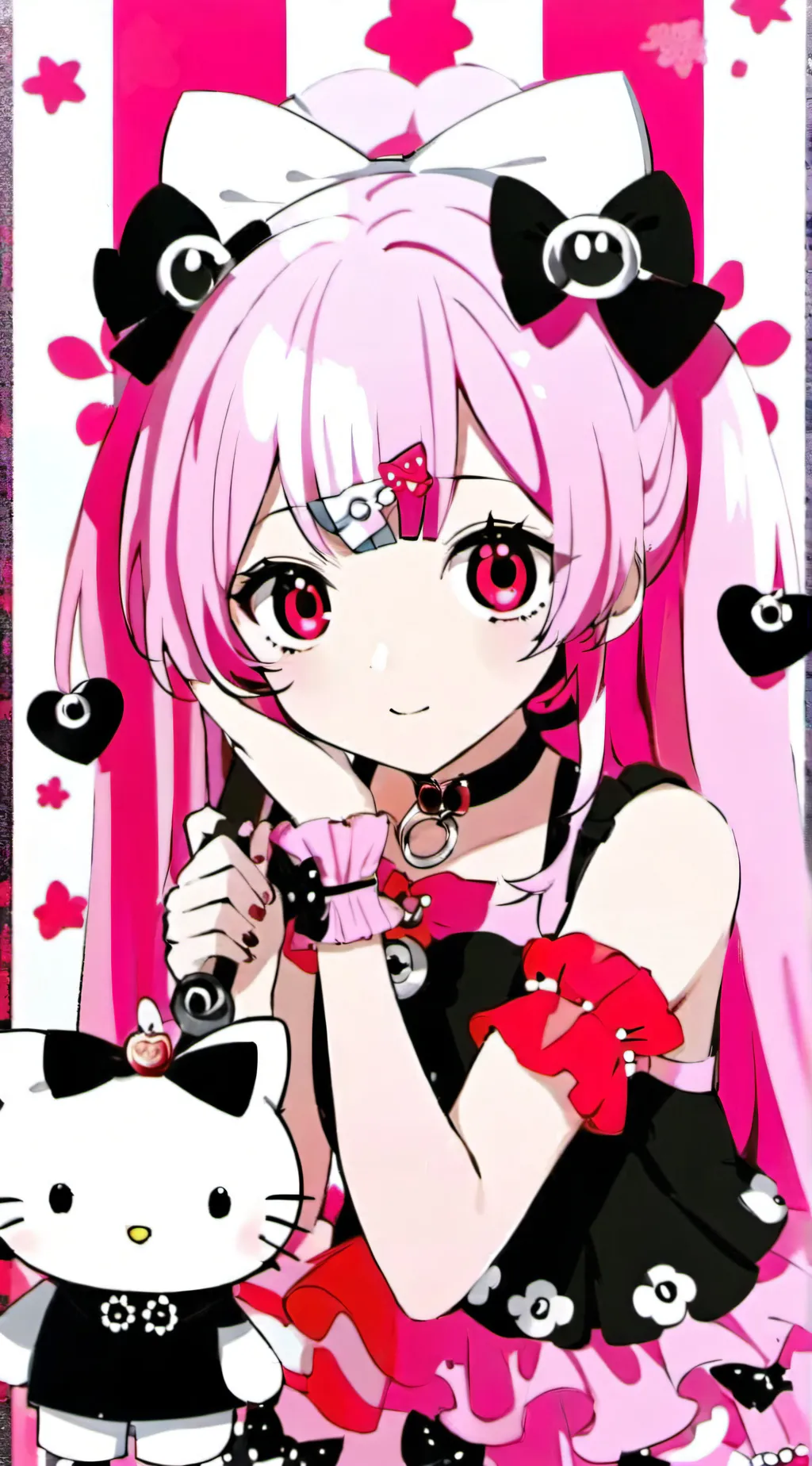 ai character: Rain background