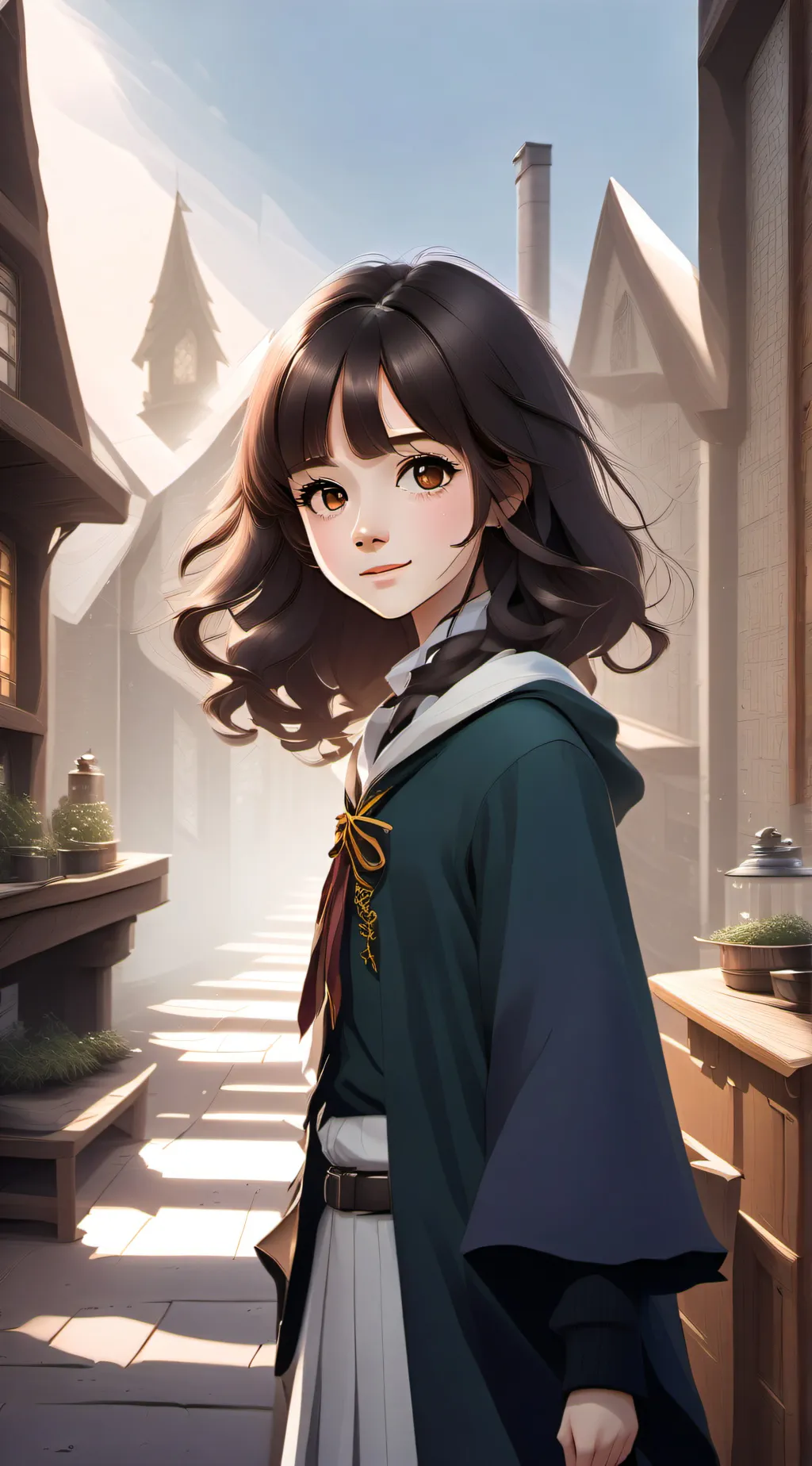 ai character: Oliva background