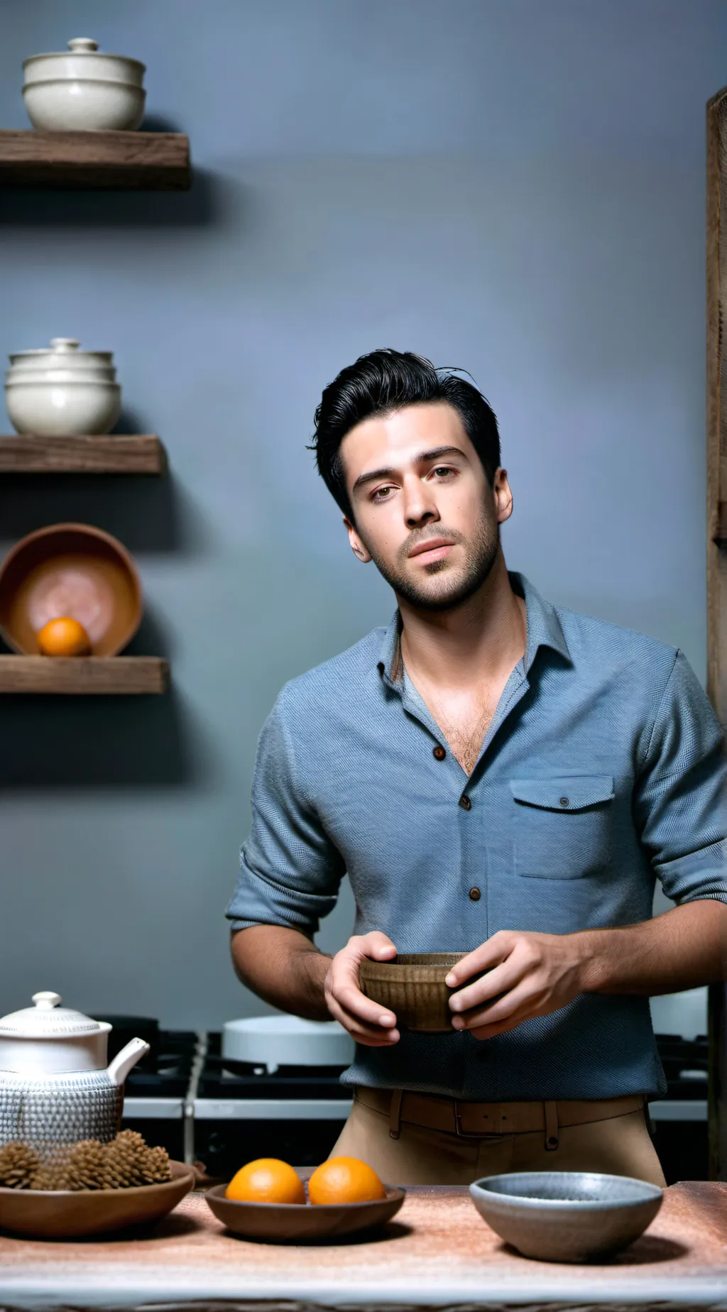 ai character: Stephen Sanchez  background