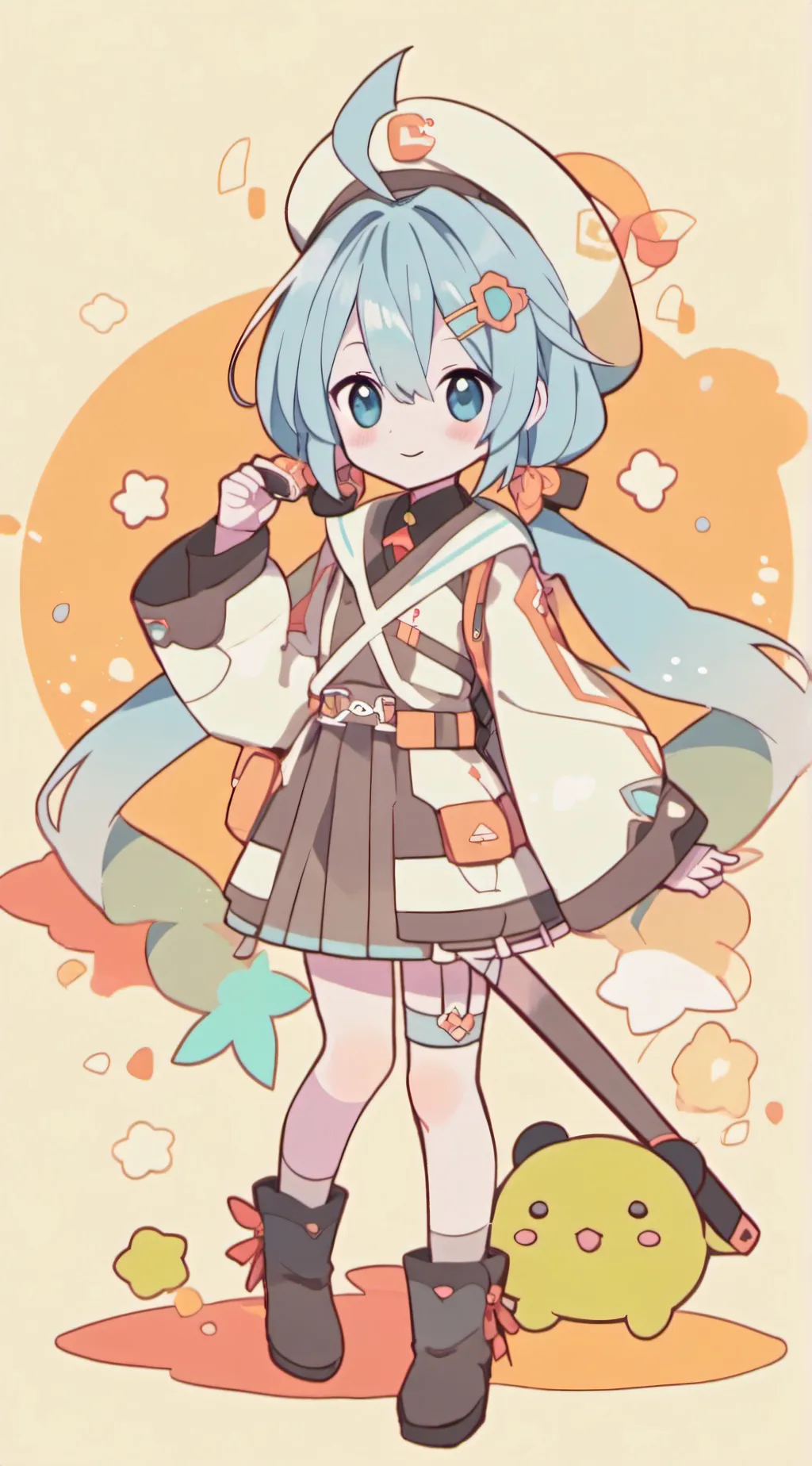 ai character: Hatsune Miku background