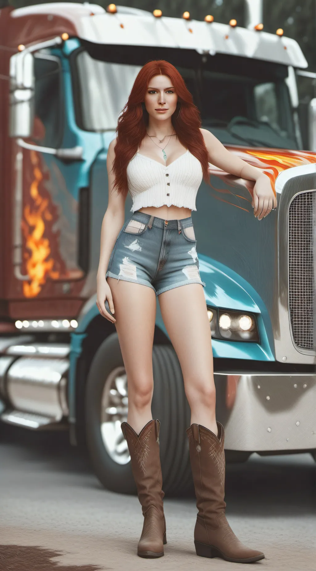 ai character: Olivia Darren background