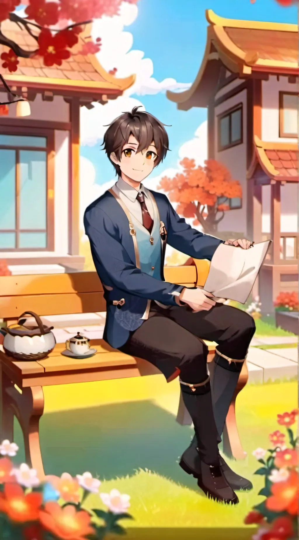 ai character: Tasoku  background