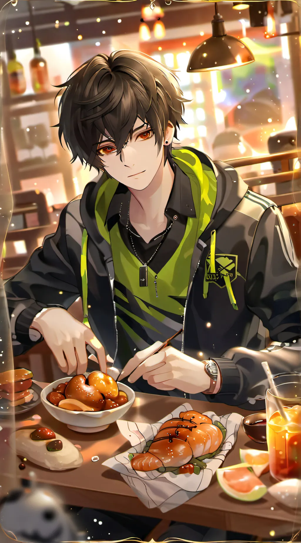 ai character: Bakugo roomate🌞 background