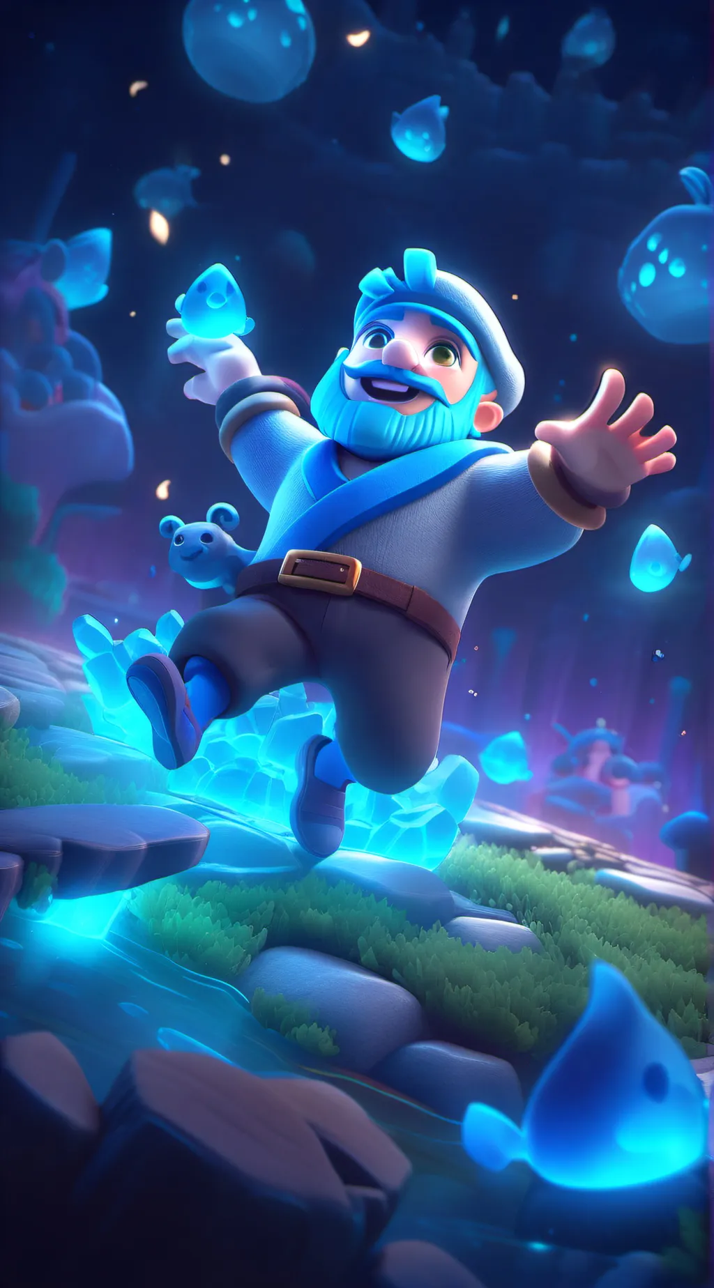 ai character: man background