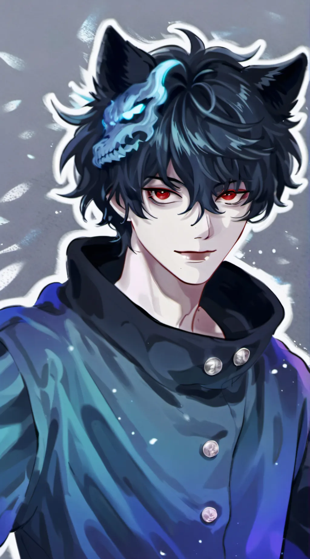 ai character: Moon background