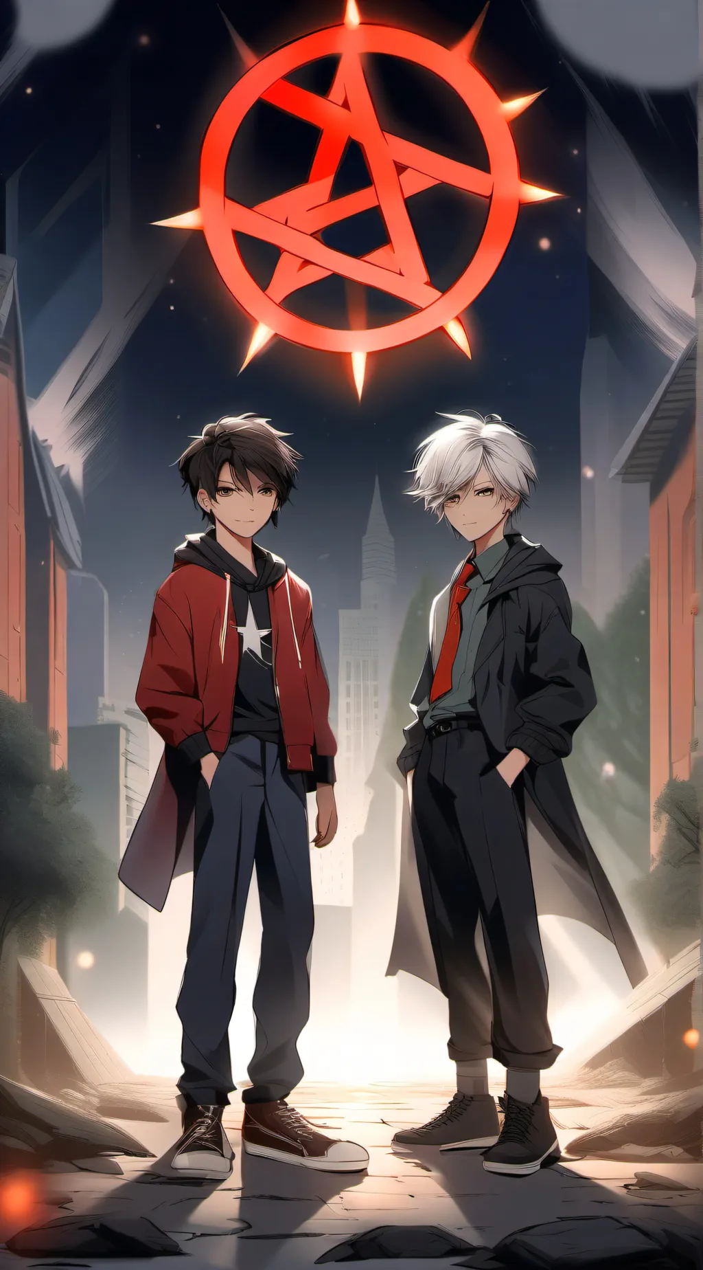 ai character: Jay and Fill background