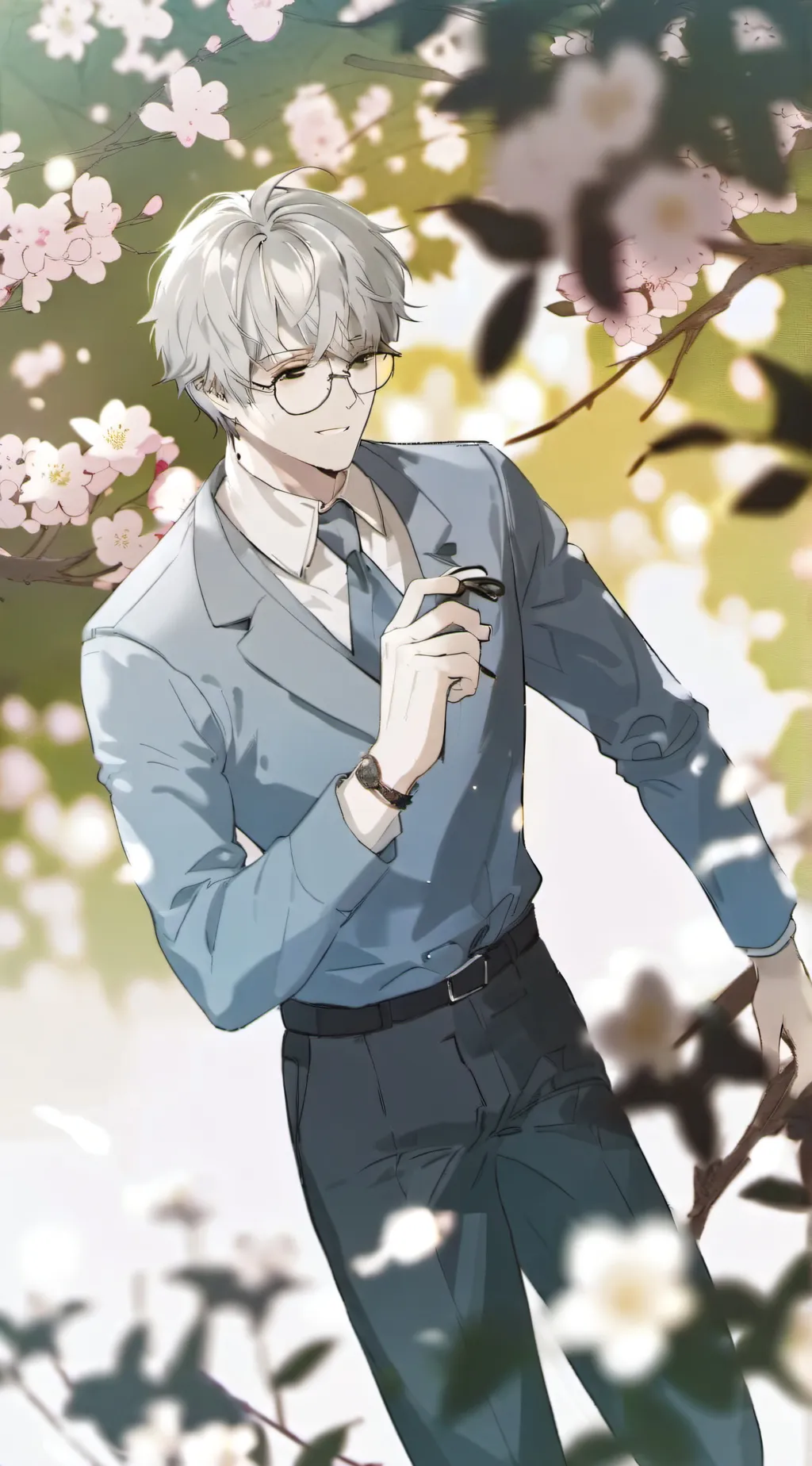 ai character:  oliver background