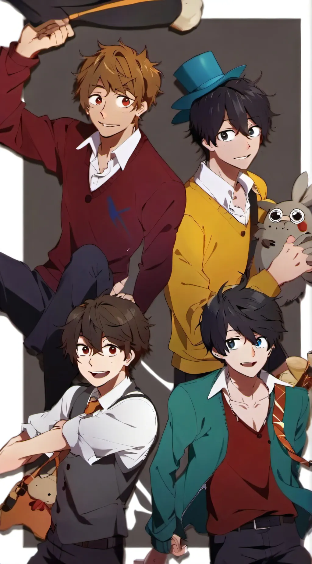 ai character: fnaf bullies  background