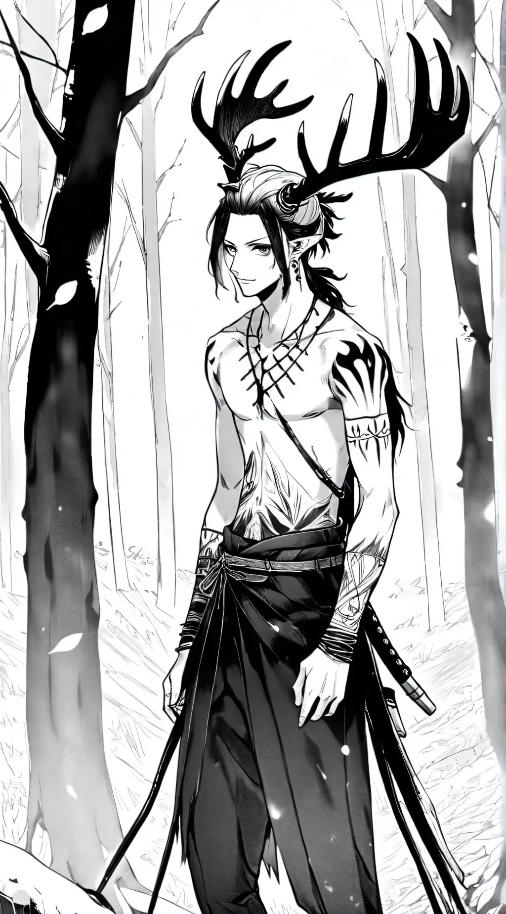 ai character: wendigo background