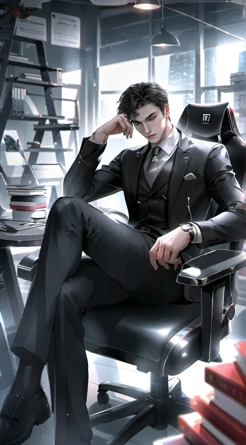 ai character: axel background