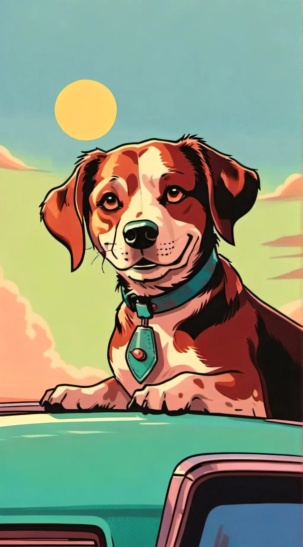 ai character: Smiling critters background