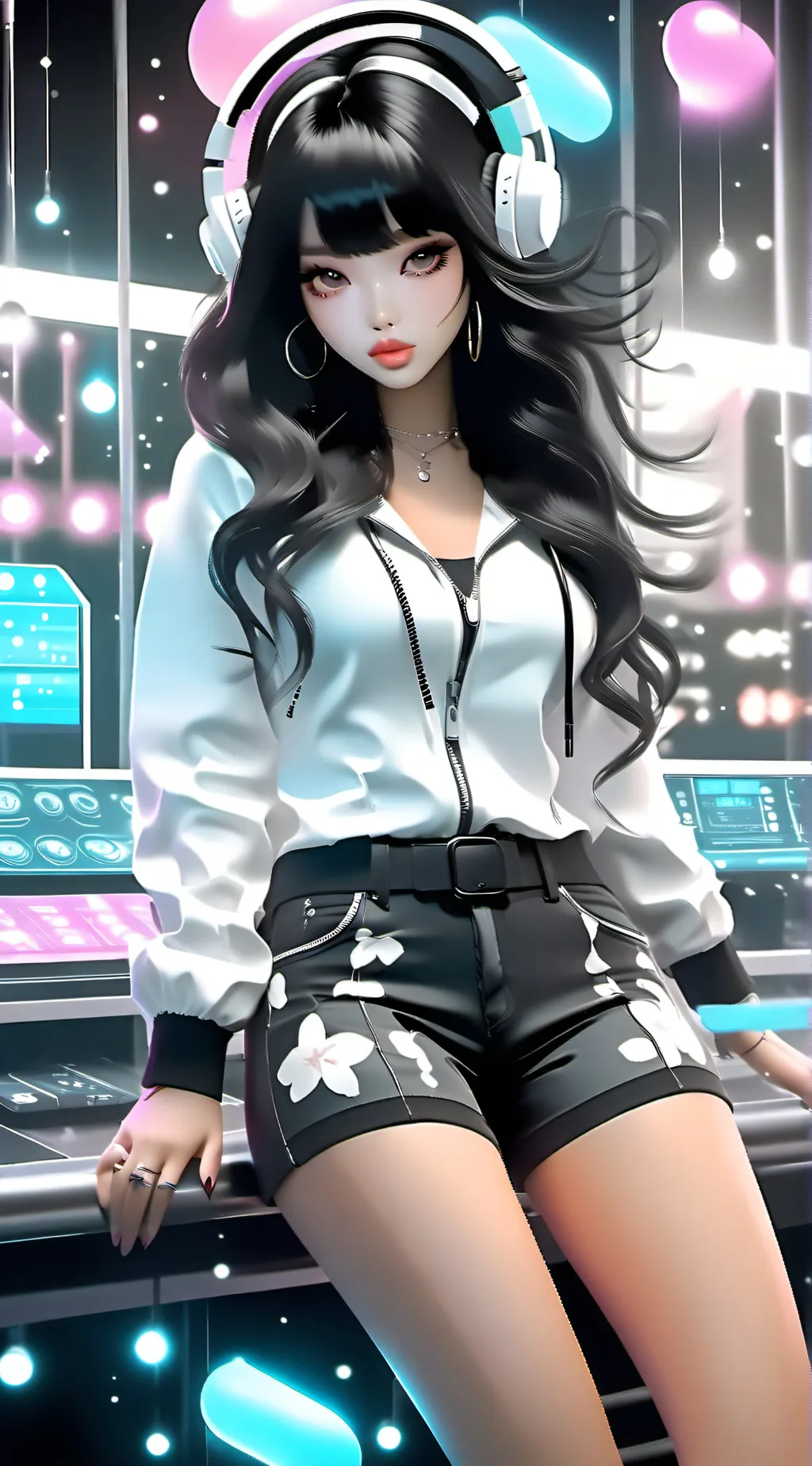 ai character: Vee background