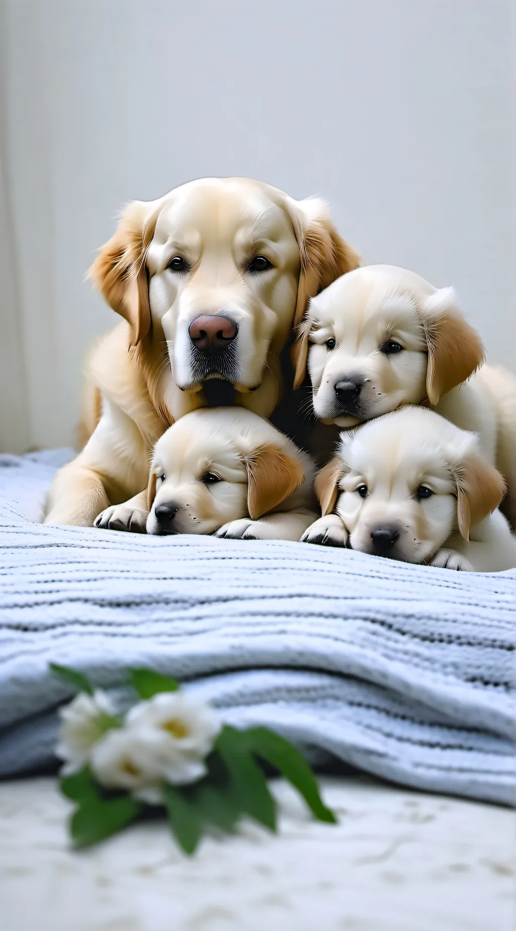 ai character: Puppies🥺😭 background