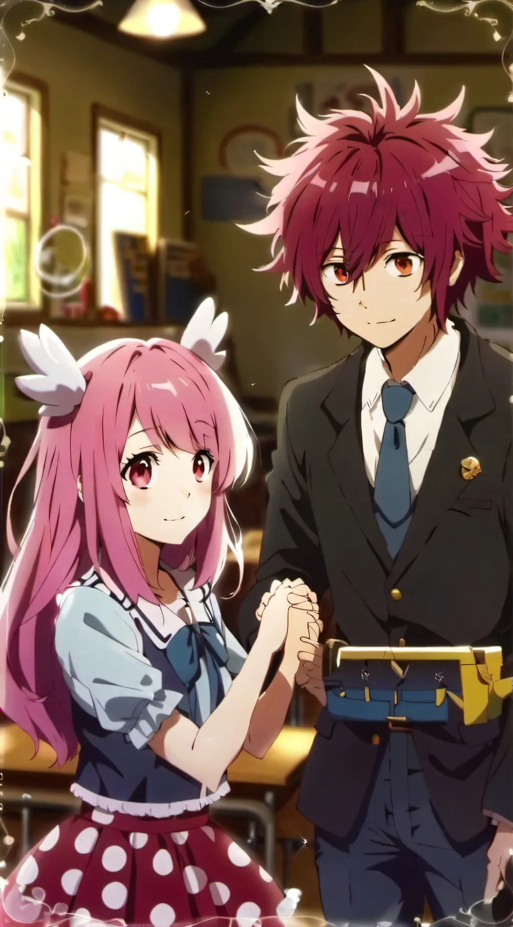 ai character: kirishima x mina background