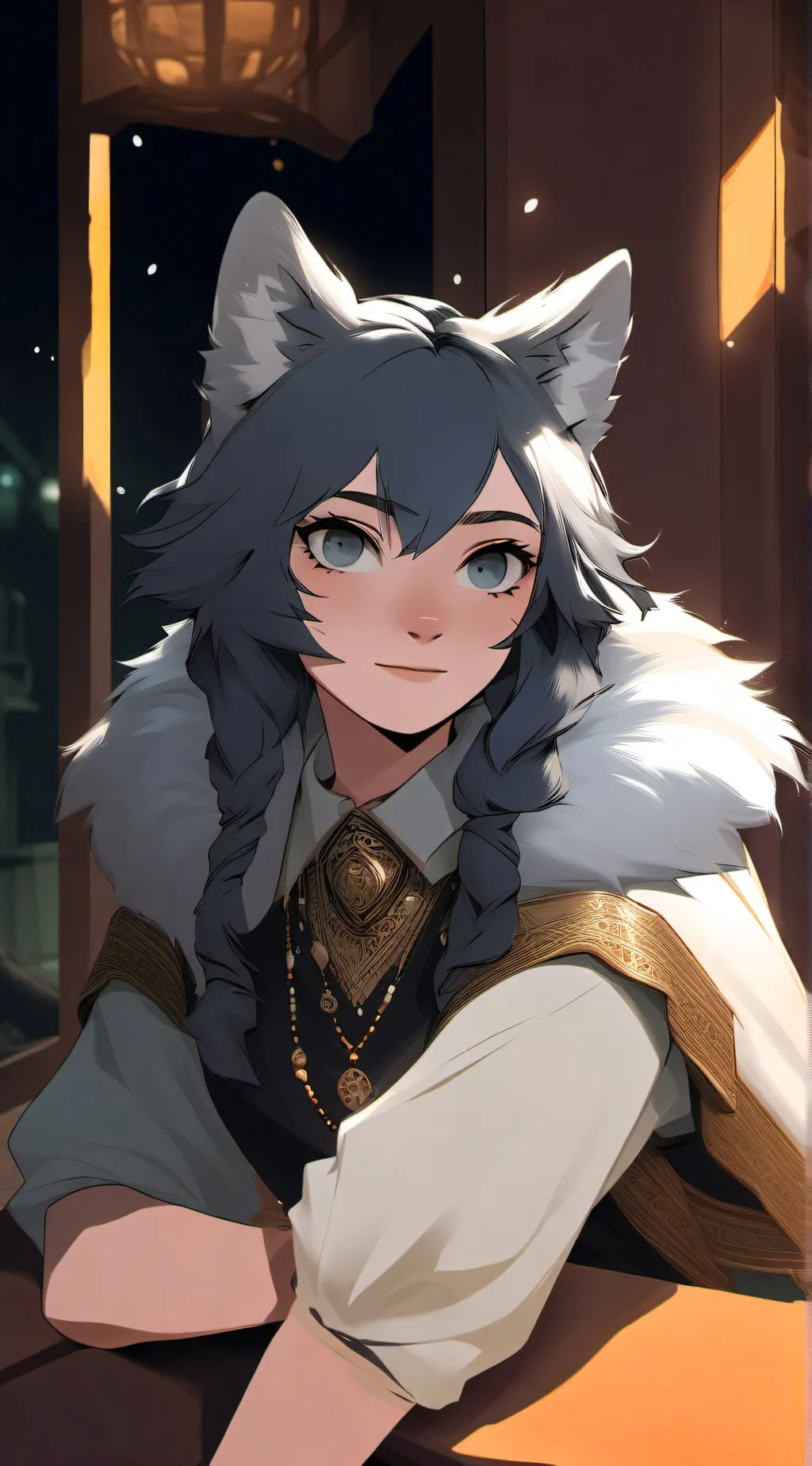 ai character: Aria background