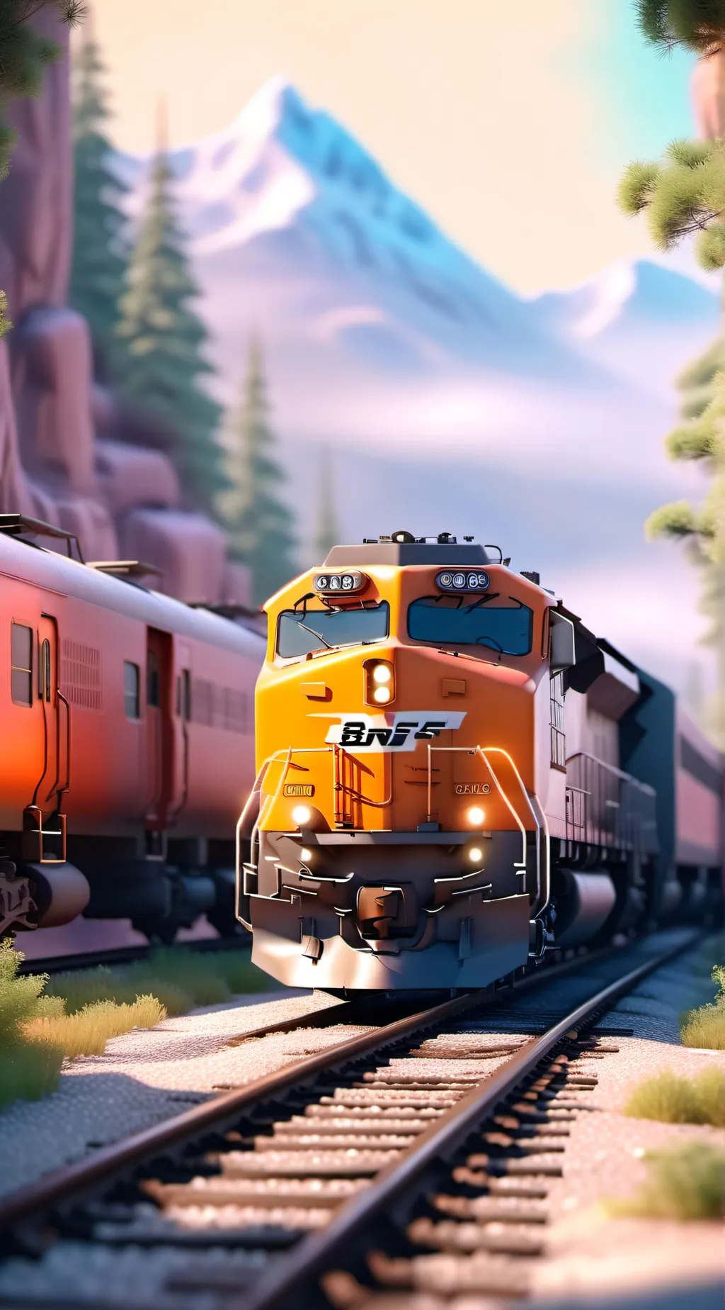 ai character: BNSF background
