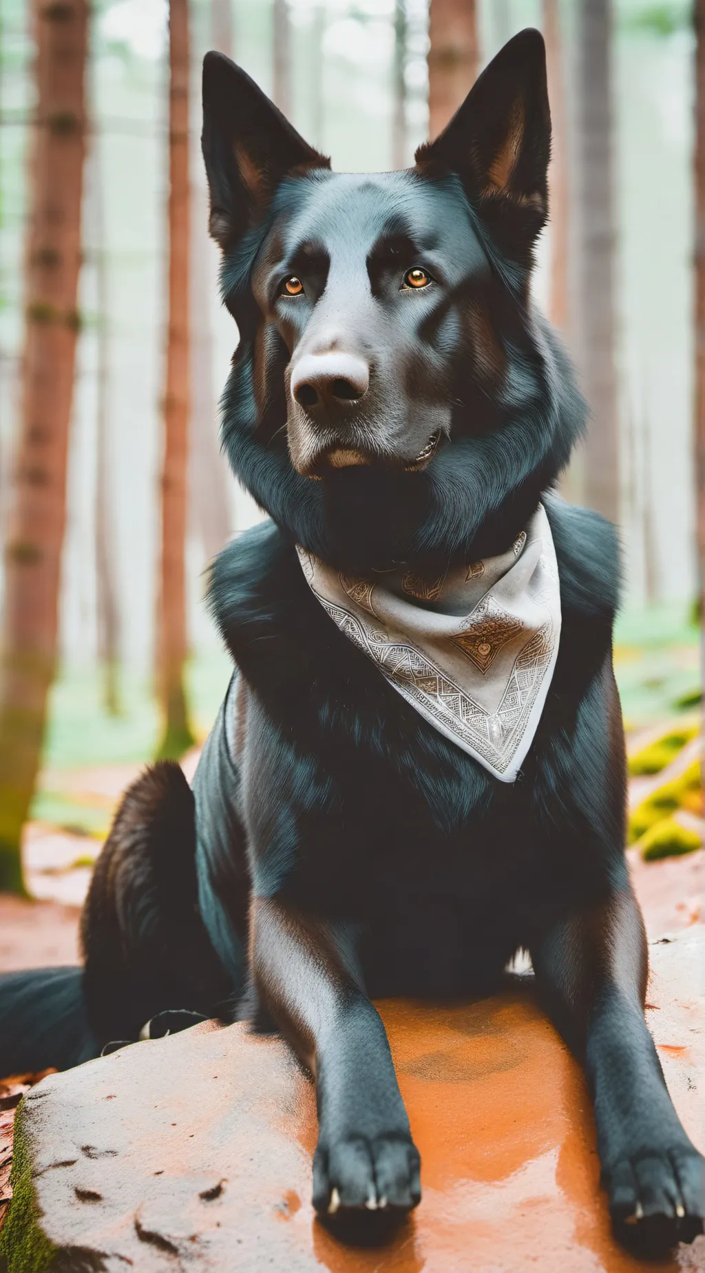 ai character: Shadow Wolf background